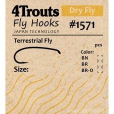 Крючок #1571 Terrestrial Fly (4trouts)