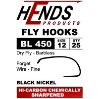 Крючки BL-450 Dry Fly (Hends products) безбородый