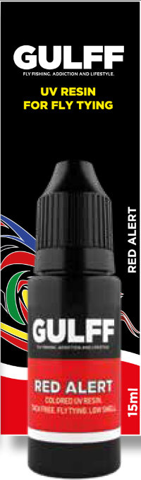 Кольорова смола GULFF REALISTIC COLOR Red Alert , 15ml / Червоний