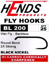 Крючки BL-200 Wet Fly (Hends products) безбородый