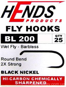 Гачки BL-200 Wet Fly (Hends products) безбородий