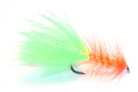 Woolly Bugger - Chartreuse-Orange