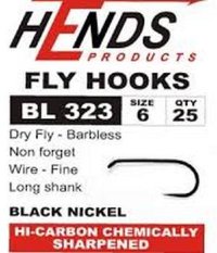 Гачки BL-323 Dry Fly (Hends products) безбородий