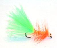 Woolly Bugger - Chartreuse-Orange TPG