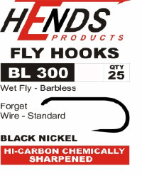 Крючки BL-300 Wet Fly (Hends products) безбородочный