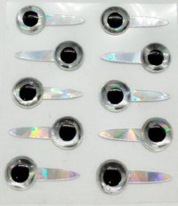 Очі голографічні 3D Tab Eyes Silver (VF)