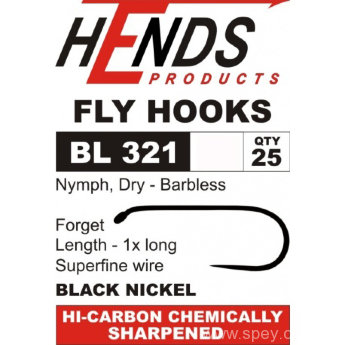 Крючки BL-321 (Hends products) безбородочный