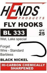 Крючки BL-333 Wet, Lake special (Hends products) безбородый