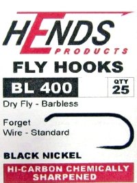 Крючки BL-400 Dry Fly (Hends products) безбородый