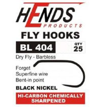 Крючки BL-404 Dry Fly (Hends products) безбородый
