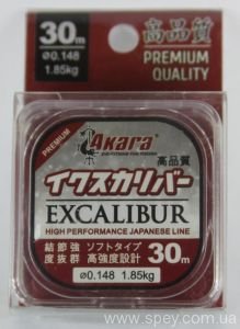 Поводковый материал Excalibur Premium Quality (Akara) 30 m