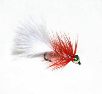 Woolly Bugger - White-Red TPG