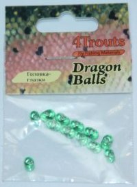 Головка-глазки Dragon balls  (4 Trouts) 6мм