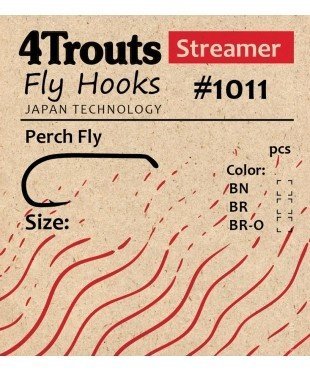 Крючок #1011 Perch Fly (4trouts)