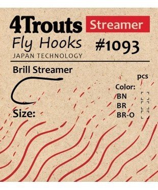 Крючок #1093 Brill Streamer (4trouts)
